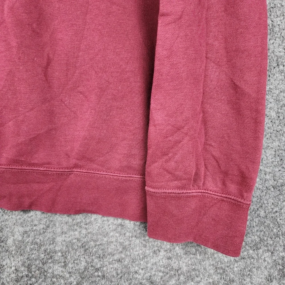 Nike‎ Hoodie Women XL Burgundy Sportswear Futura Logo Pullover Sweatshirt